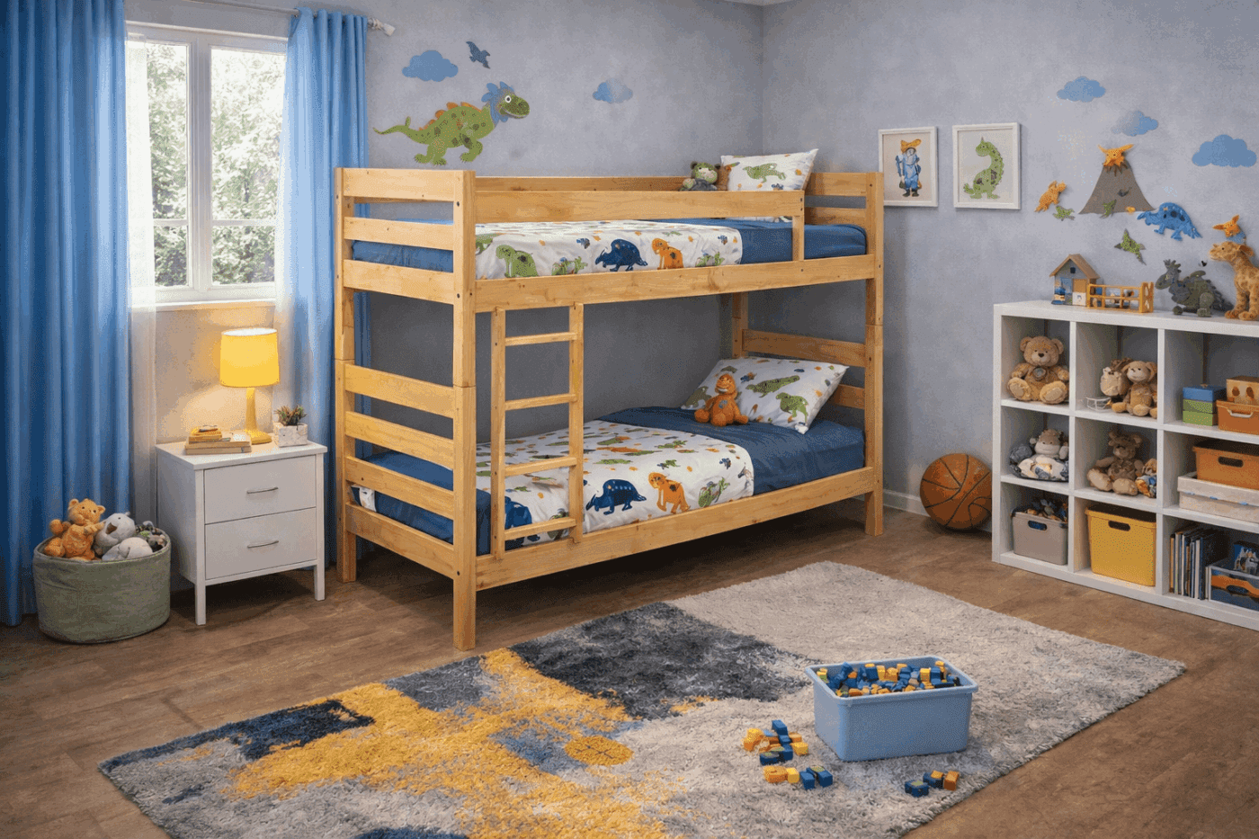 Budget Pine Double Bunks - MiBed Bed Shop